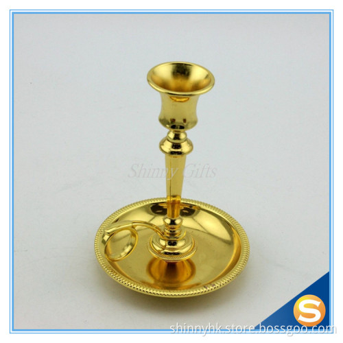 Shinny Gifts Metal Candlestick Holder for Home Decoration